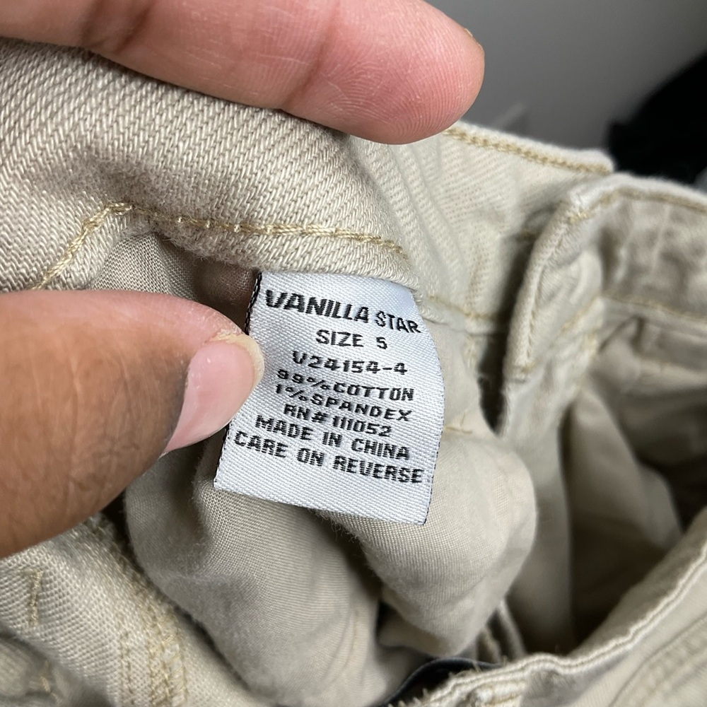 Vanilla Star Beige Utility Pants size 5 - Picture 3 of 4
